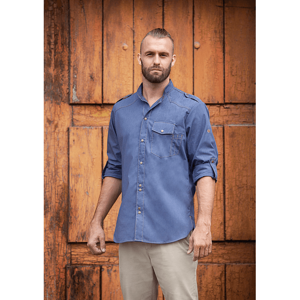 Karlowsky Passion | Kokkeskjorte i denim stil Karlowsky Passion | Kokkeskjorte i denim stil